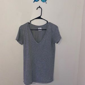 Short sleeve v cut tee